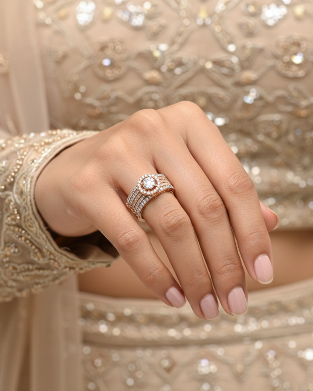 Aurelia Bloom Diamond Cluster Ring