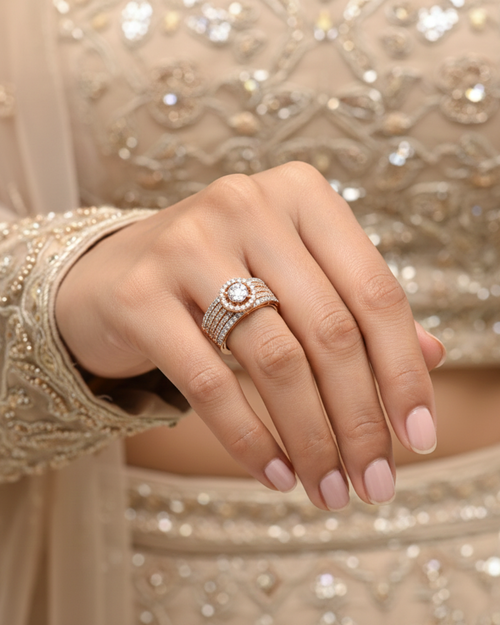 Aurelia Bloom Diamond Cluster Ring